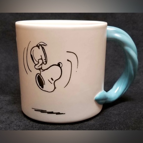 NEW Peanuts LINUS & SNOOPY ZIP Security BLANKET Dimensional 3D Handle MUG - Picture 2 of 5